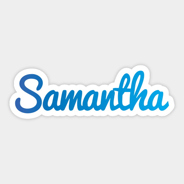 Samantha Sticker by ampp